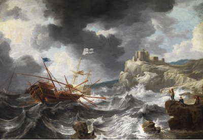 Large Seascape by Bonaventura Peeters